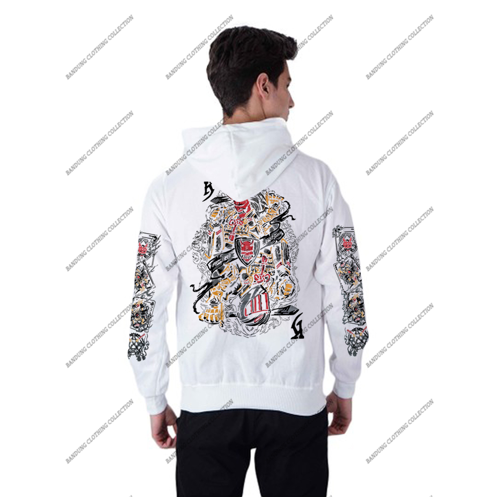 HOODIE PROSTREET KING CARD PUTIH TERBARU PROSTREET SUNMORI PUTIH HOODIE CASUAL 2023