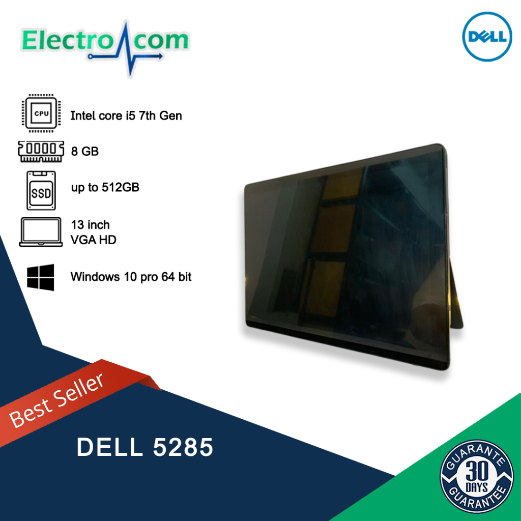 Dell latitude 5285 Core i5 Gen7 RAM 8GB SSD 128GB Laptop Tablet 2in1