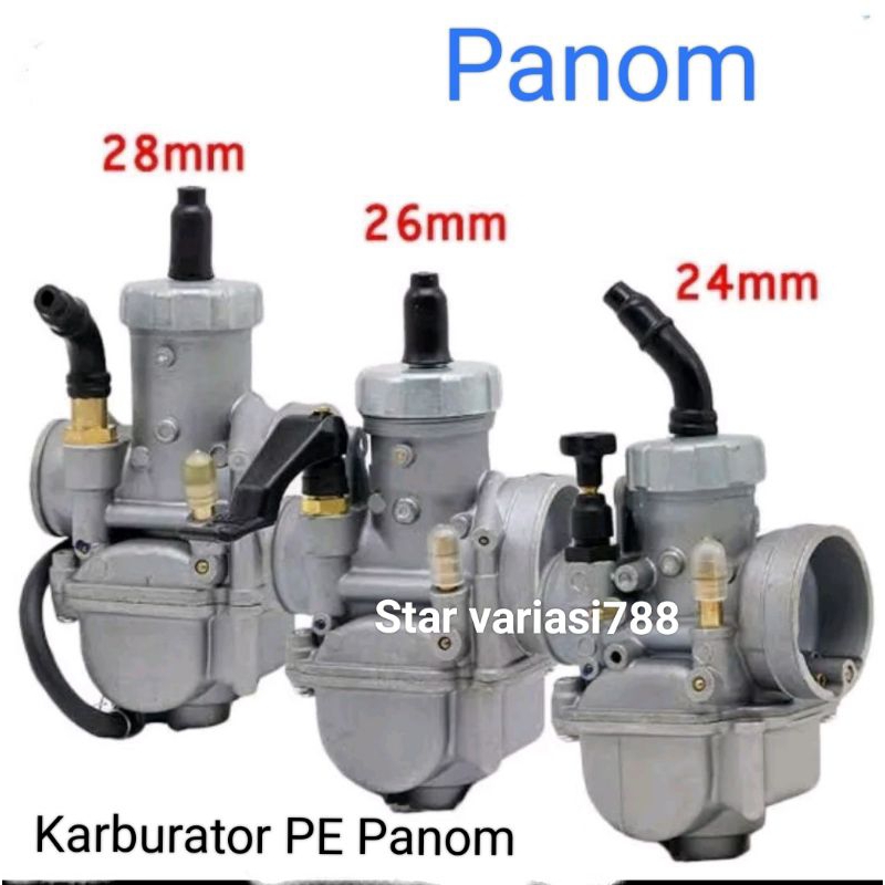 Karburator karbu carburator PE 24 26 28 merek panom