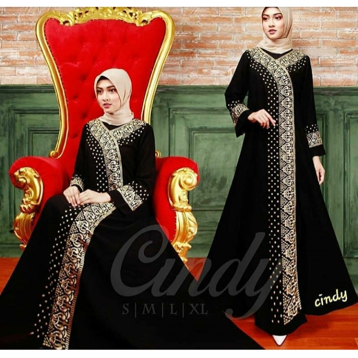 Abaya Y dewasa - Gamis terbaru dan kekinian - abaya arab Saudi - jubah jumbo - busana muslimah - dre
