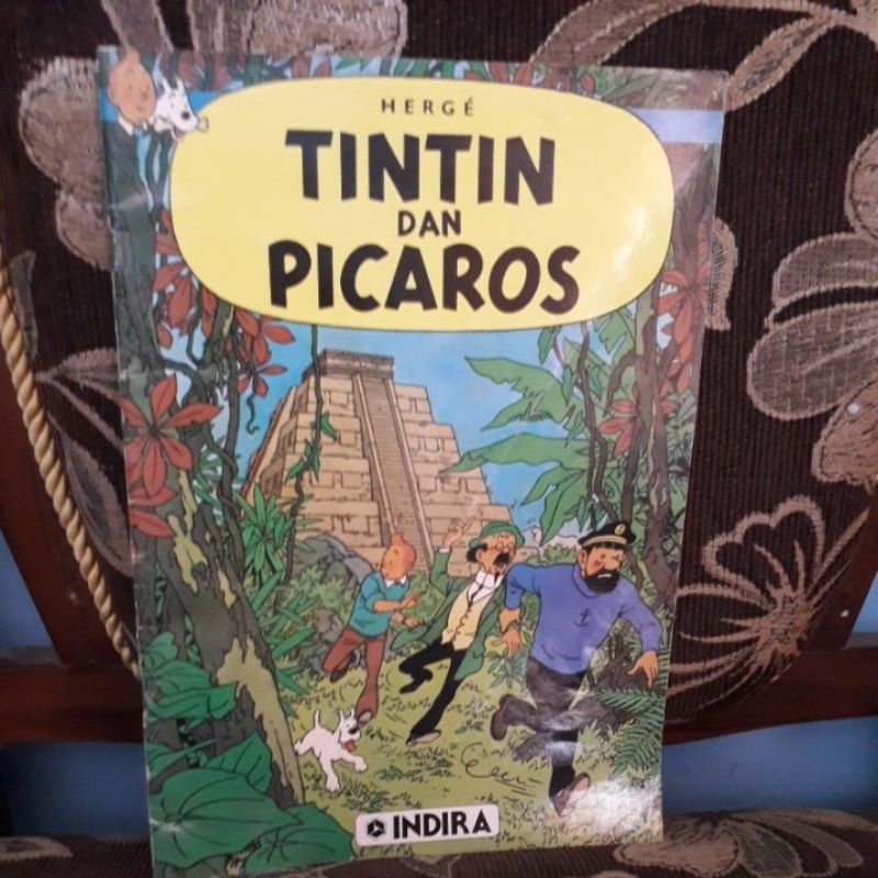 buku anak tintin dan picaros terbitan indira
