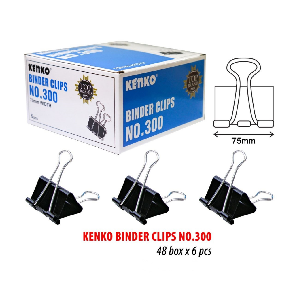 

KENKO Binder Clip 300 (1 pack = 6 pcs)