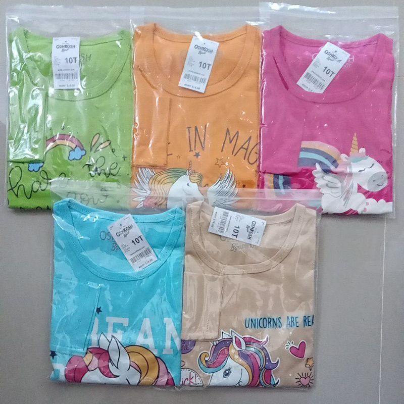 Kaos Anak Perempuan Lengan Panjang 6-14