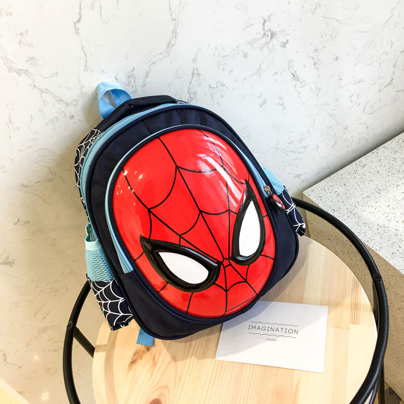 Tas Ransel Sekolah Anak Gambar Bus Tayo Spiderman Backpack Perempuan Laki-Laki