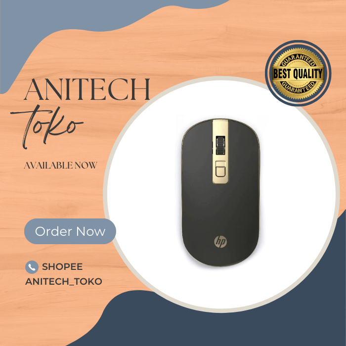 [ANITECH_TOKO] MOUSE WIRELESS  SILENT PLUS - 100% NEW