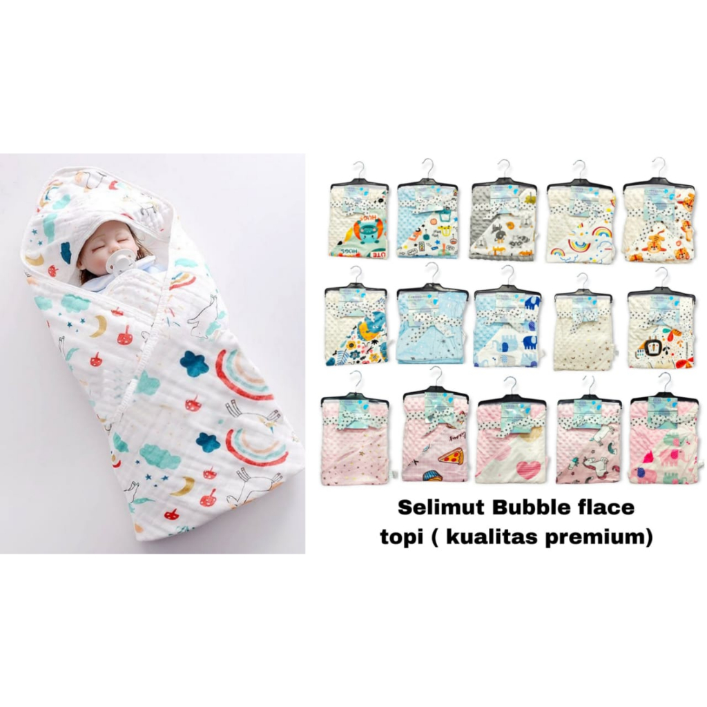 Carterlove Selimut Topi Bayi Premium Motif Lucu