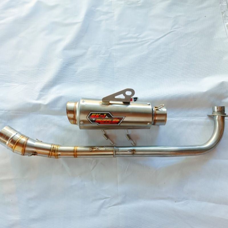 kenalpot racing sk1 tipe drag all bebek Jupiter Vega grand smash Supra Blade kharisma Revo c70 Shogu