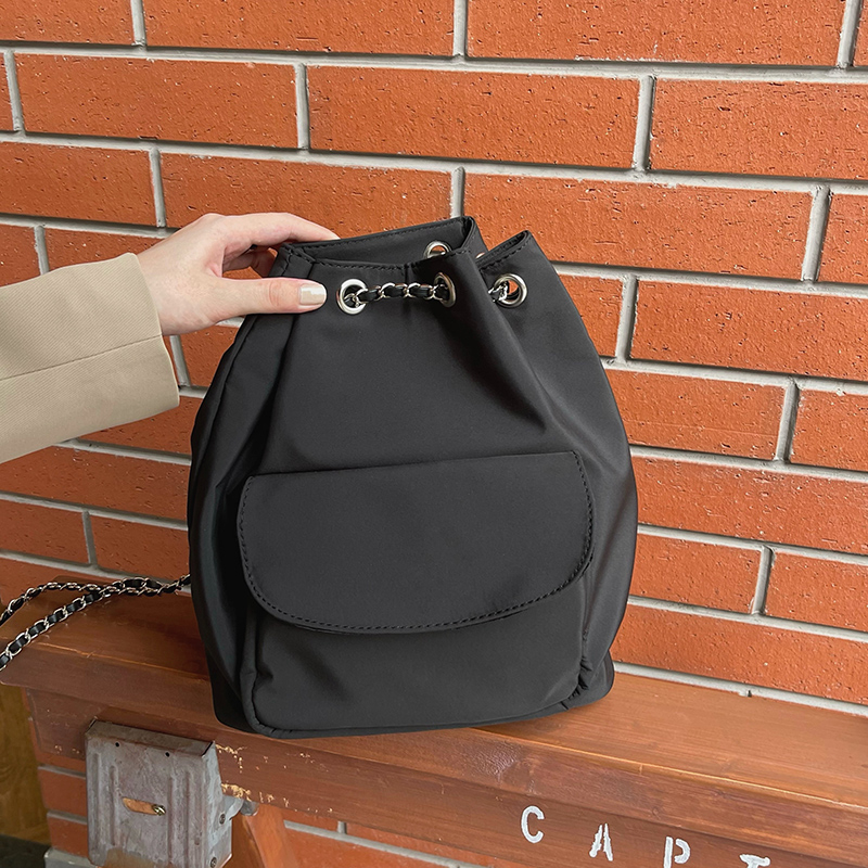 Backpack Drawstring Pocket Front Pu 10277