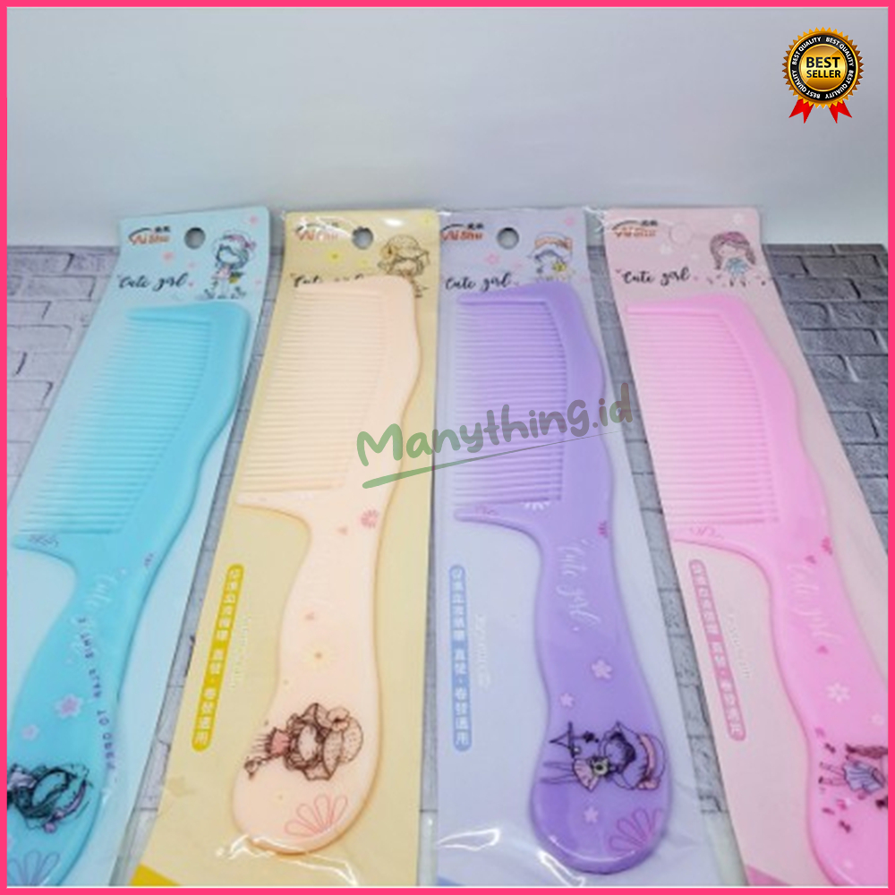 SISIR RAMBUT BESAR KARAKTER / SISIR GAGANG FULL MOTIF LUCU WARNA WARNI TERMURAH / 1PCS SISIR RAMBUT