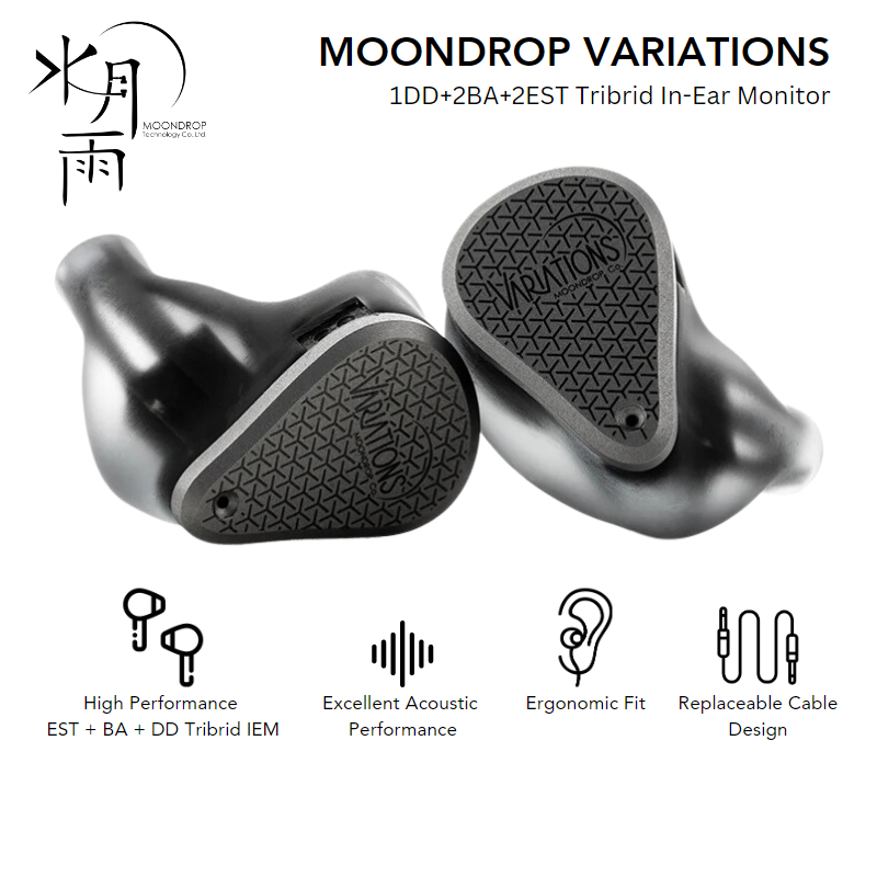 Moondrop VARIATIONS 1DD+2BA+2EST In-Ear Monitor
