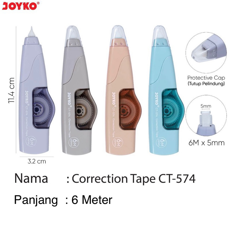 

tipe x / correction tape Joyko CT 574