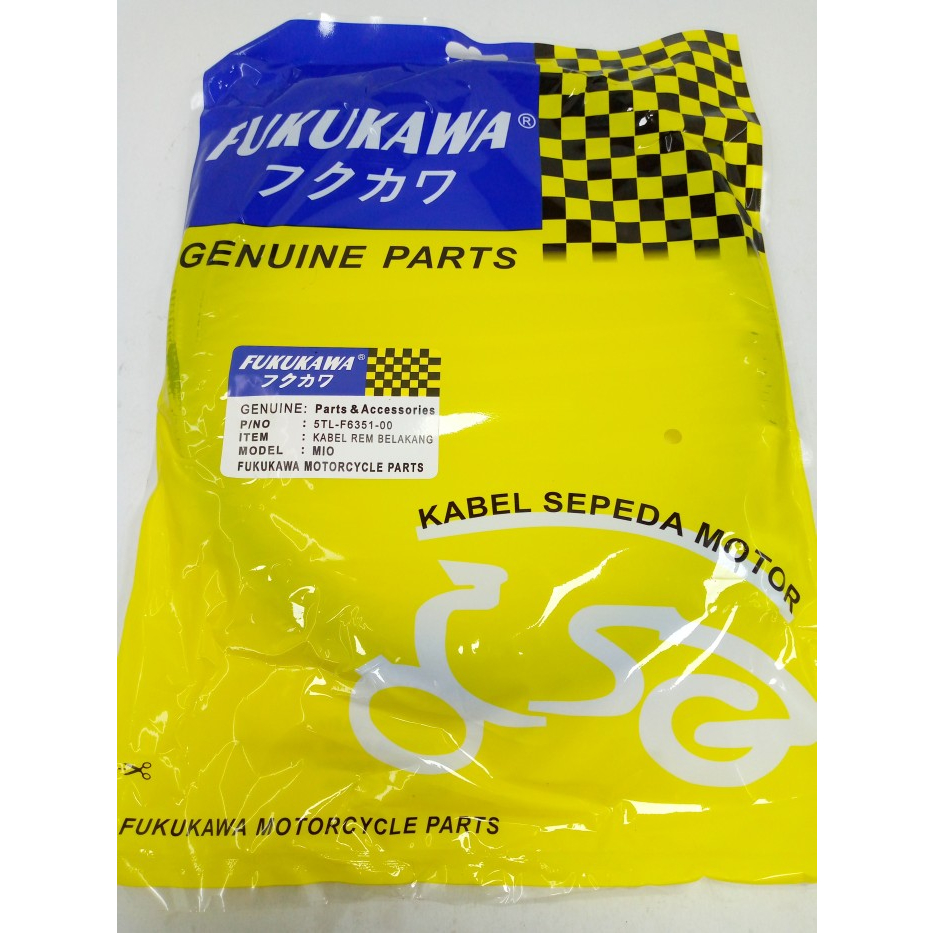 Kabel Rem Belakang Mio J Fukukawa Original Murah / Sparepart Kabel Rem Belakang