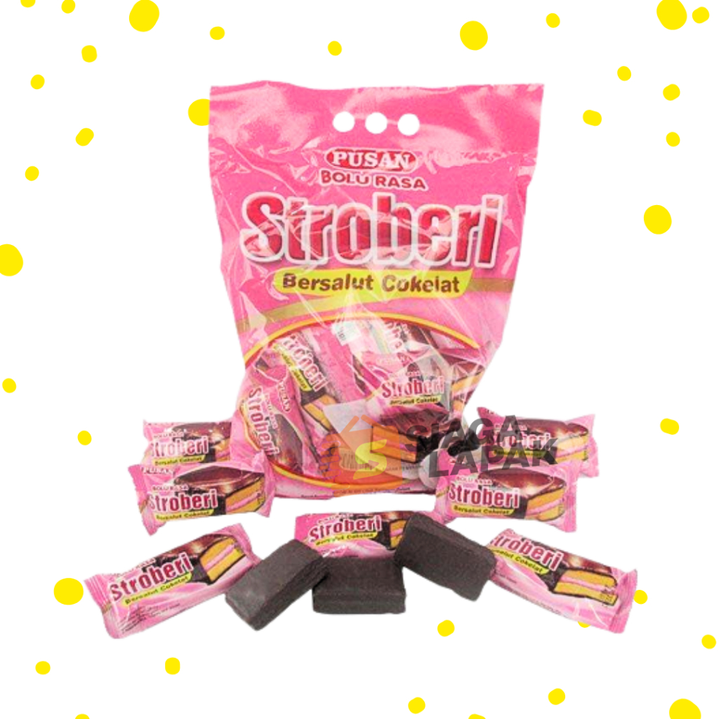 Bolu Rasa Pusan All Varian 18gr Briket Bersalut Coklat
