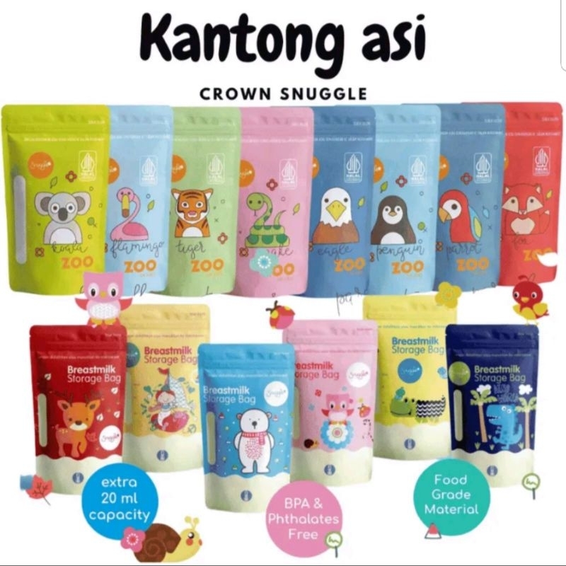 Crown / Snuggle Kantong Asi Promo isi 30 lembar / PROMO Pouch Crown