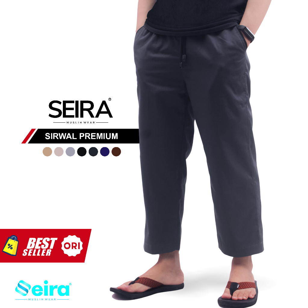 [BISA COD] Sirwal Kantor Laa isbal celana cingkrang semi formal bahan katun