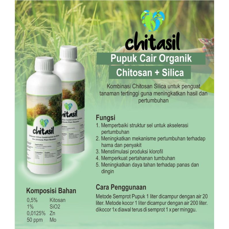 Pupuk chitosan plus silica 5 liter