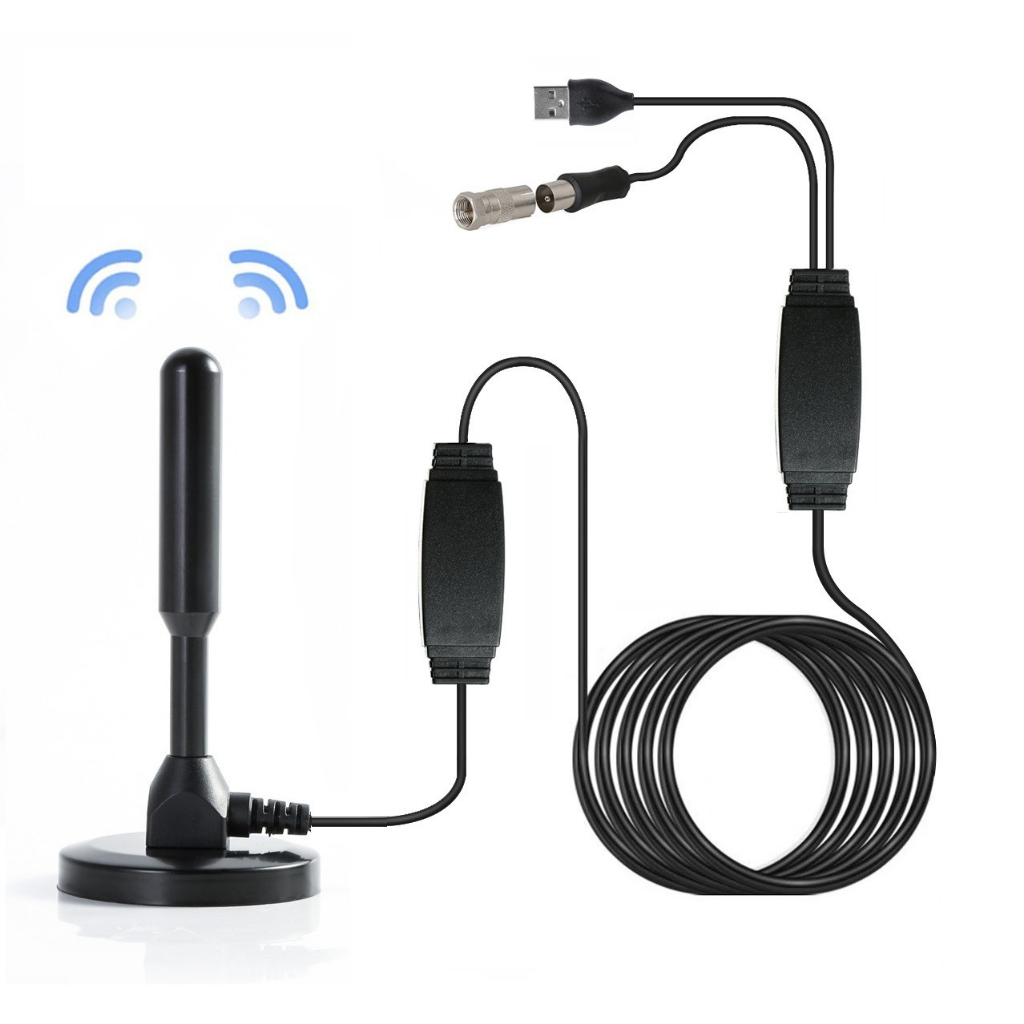 Antena TV Digital Indoor USB Digital TV Antenna HDTV Aperture TV Apertper 5 Meter