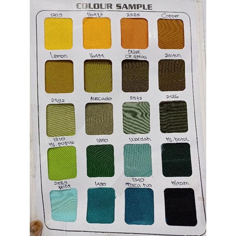 KAIN SIFON HYCON / BELLA SQUARE (HARGA PER SETENGAH METER)