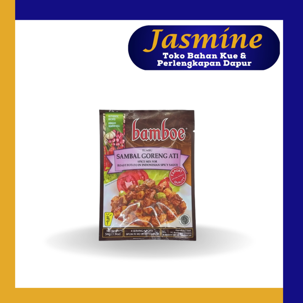 

BAMBOE BUMBU INSTANT SAMBAL GORENG ATI 54 GR