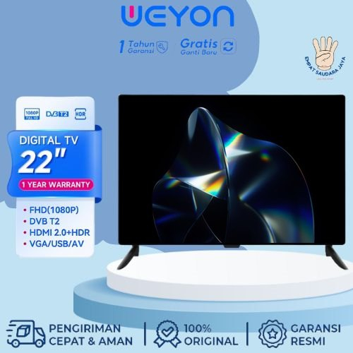 Weyon Digital TV 22 Inch TV LED FHD Televisi-Garansi 1 Tahun Resmi