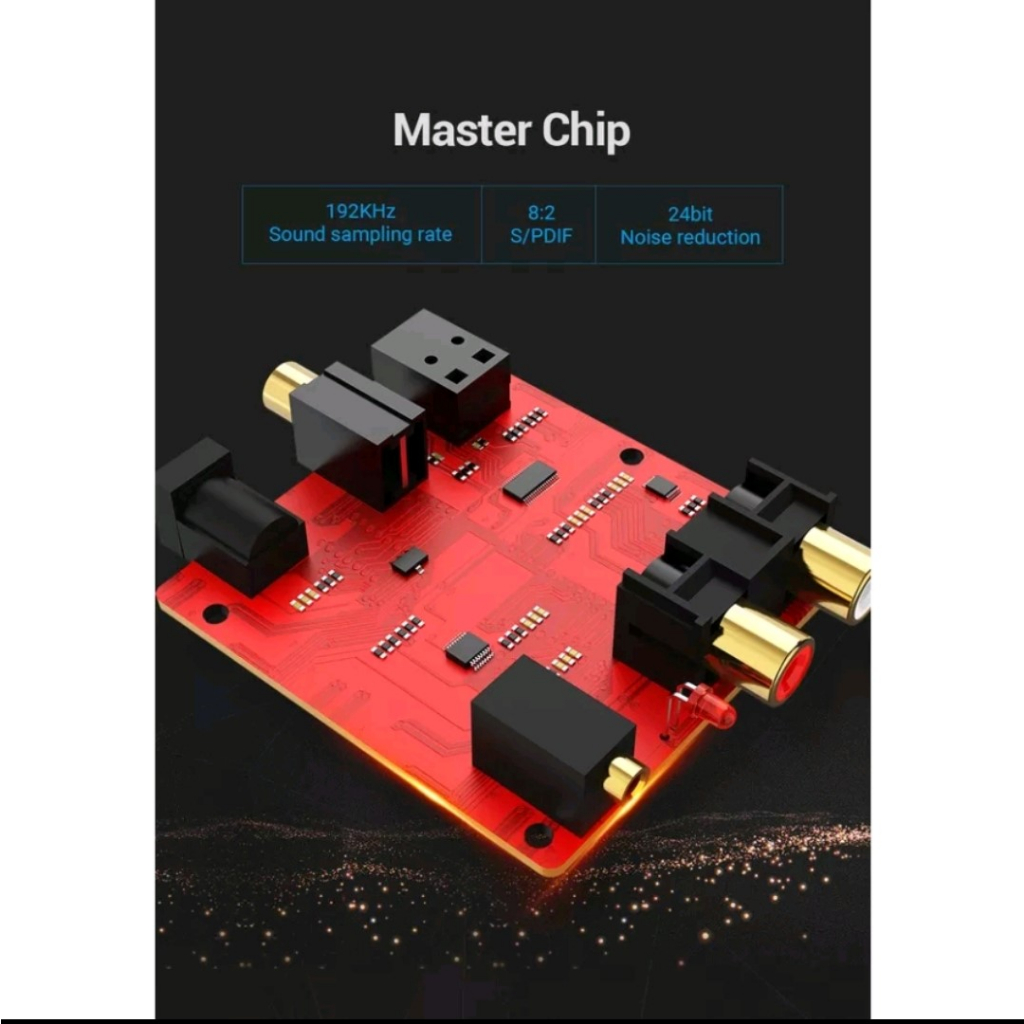 Vention BDF Converter SPDIF Optical DAC Digital to Analog RCA L/R