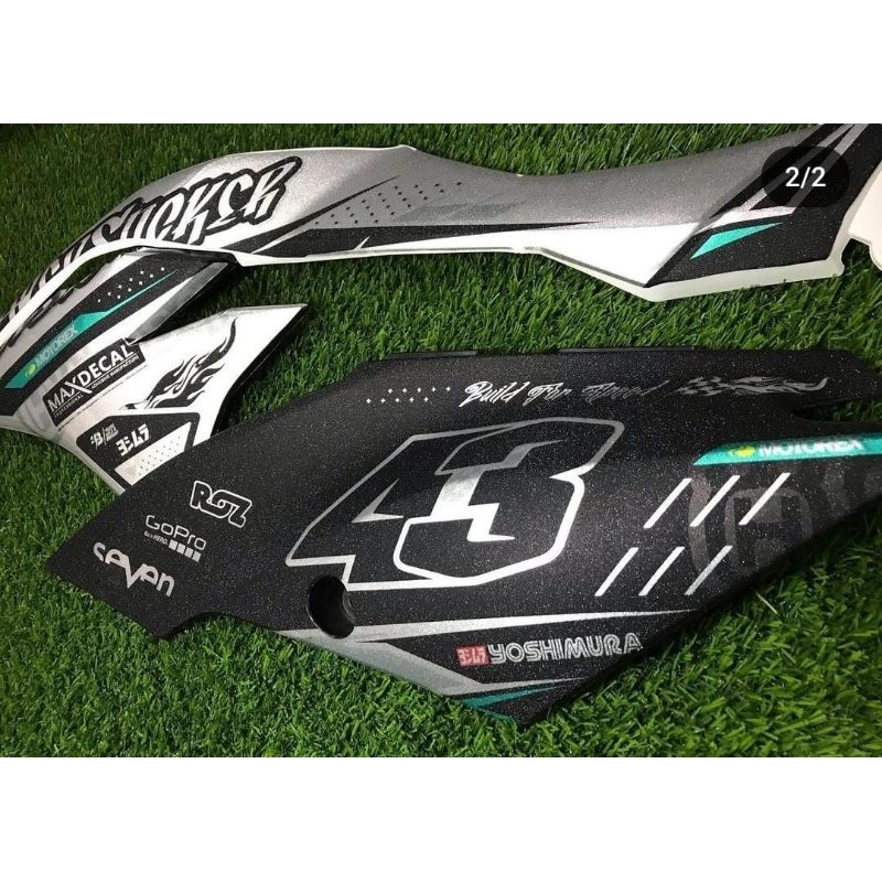 DECAL DTRACKER /KLXBF /GORDON/CRF   by Riquest laminasi Doff gliter