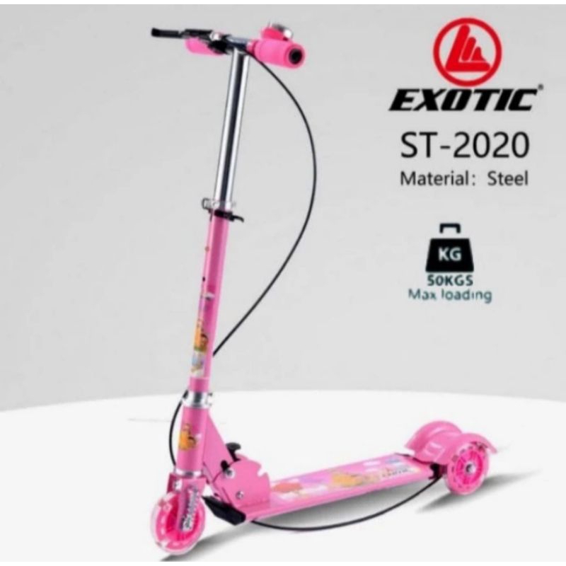 Scooter Exotic ST2020 ST2015 skuter anak lipat otoped anak