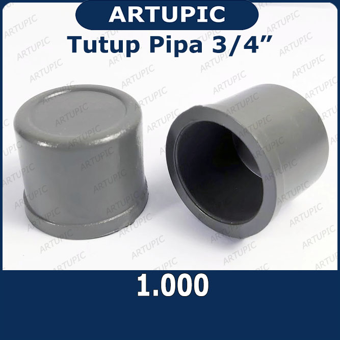 Tutup Pipa 3/4&quot; inch | Dop Pipa Air 3/4 Inch | Tutup Pipa 3/4 | Dop Cap 3/4