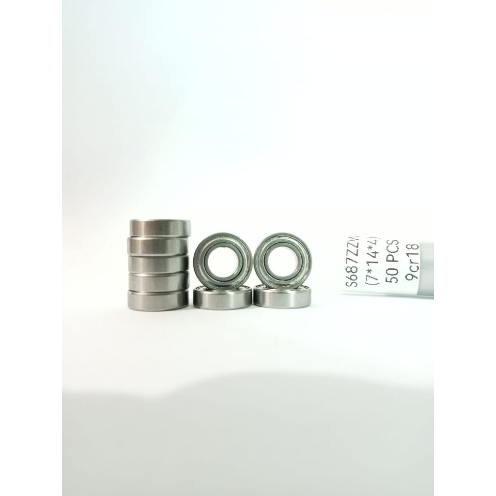 Bearing S 687-4 ZZ isi 1 pcs
