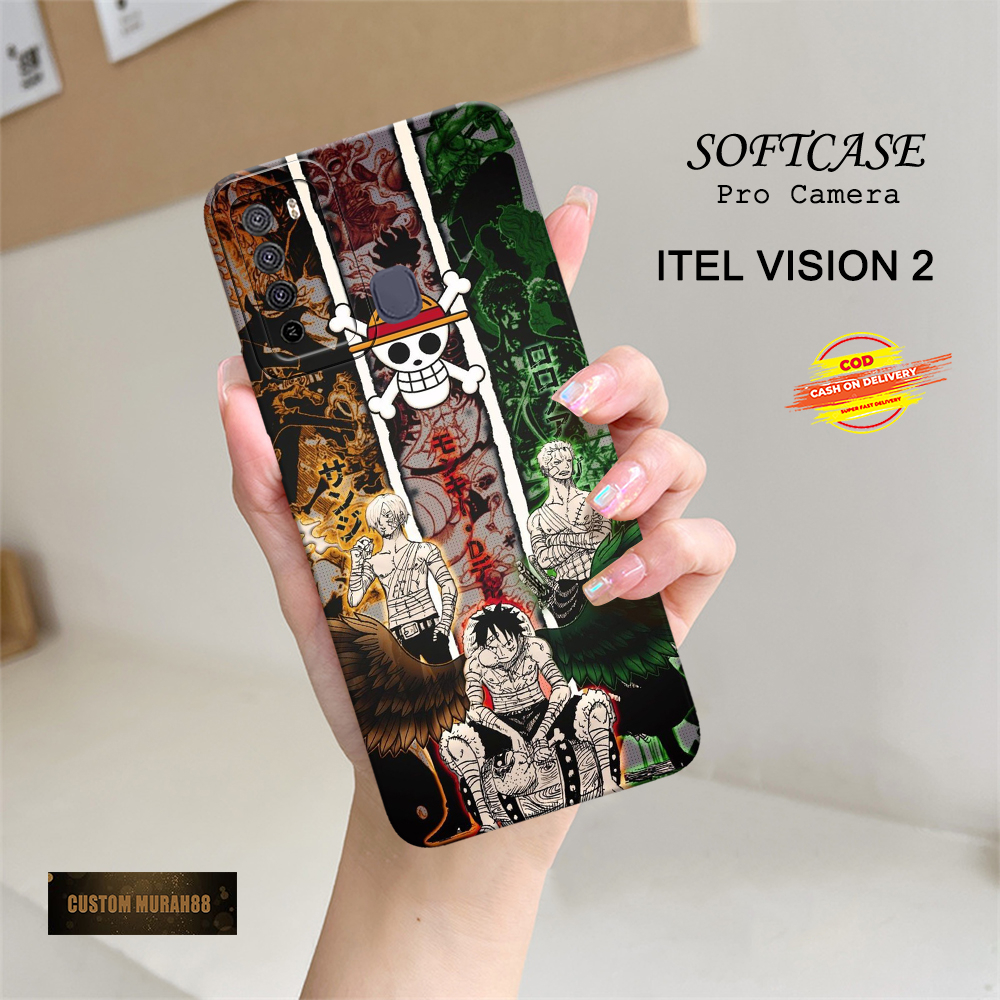 Case Itel Vision 2 Terbaru - Fashion Case Anime - Casing Hp Itel Vision 2 - Soft Case Hp Itel Vision