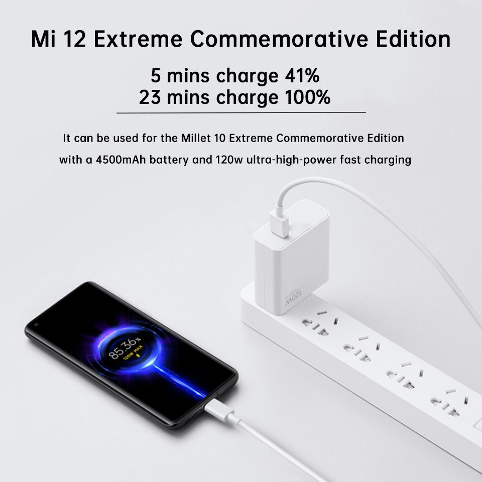 XIAOMI 12T 5G Charger Xiaomi 12 Series Laptop Hyper Charge ( Original A )