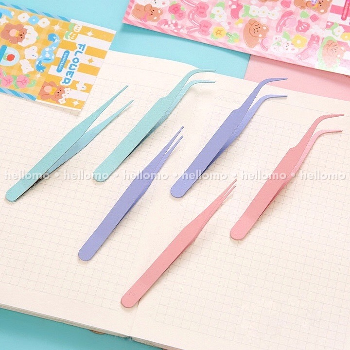 Penjepit Stiker Tweezer Jepitan Sticker Scrapbook Tools Alat Jepit