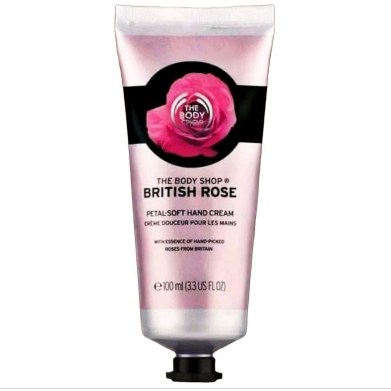 THE BODY SHOP BRITISH ROSE HAND &amp; NAIL CREAM 100ML EXP 11/2023