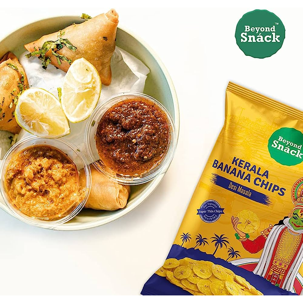 

Keripik Pisang / KERELA BANANA CHIPS DESI MASALA 150 GM