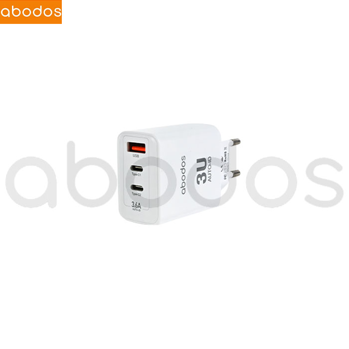 Abodos 3U Fast Charger 1 USB Dual Type-C