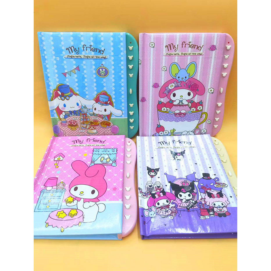 

BUKU DIARY KODE SANRIO NOTEBOOK CODE EDITION BUKU CATATAN SANRIO BERSANDI SANDI KODE DIARY GEMBOK CINNAMON KUROMI