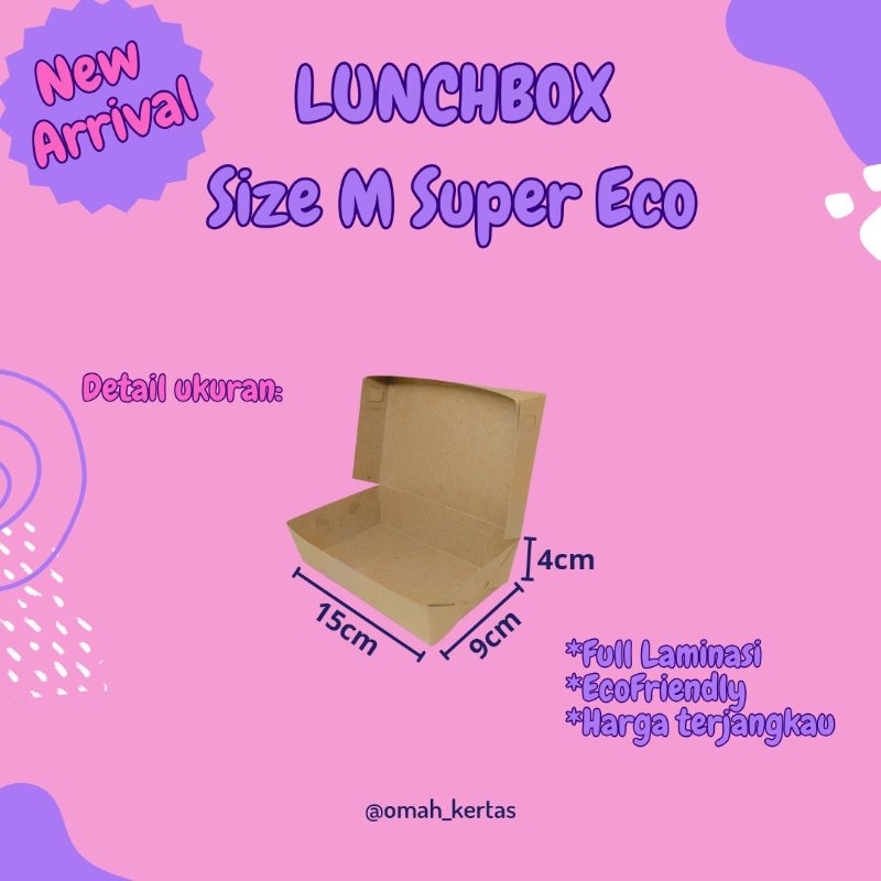 Paper Lunchbox M Super Eco (LB.12)