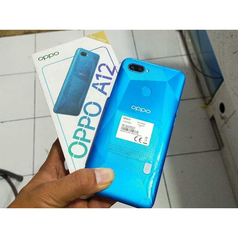 OPPO A12 RAM 4/64 SECOND MULUS SEGEL
