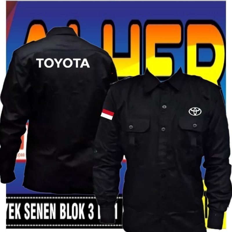 kemeja Toyota baju Toyota seragam Toyota Pdh Toyota Pdl Toyota kemeja kerja Toyota baju kerja Toyota