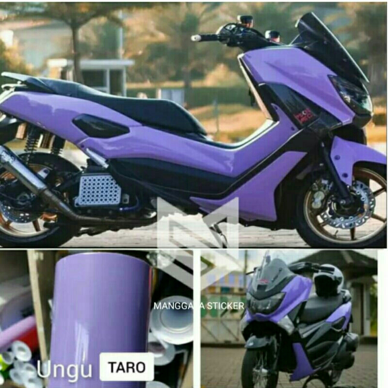 Skotlet ungu taro stiker motor warna ungu taro skotlet ungu lilac