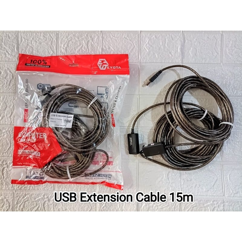 kabel USB extension 15m pakai IC ✓ CAK