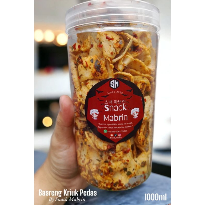 

BASRENG KRIUK daun jeruk rasa original dan pedas
