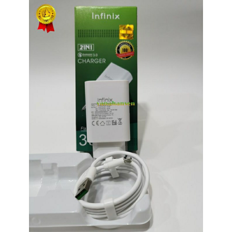 CHARGER INFINIX HOT 12 PLAY HOT 11S NFC ORIGINAL FAST CHARGING 33W TYPE C