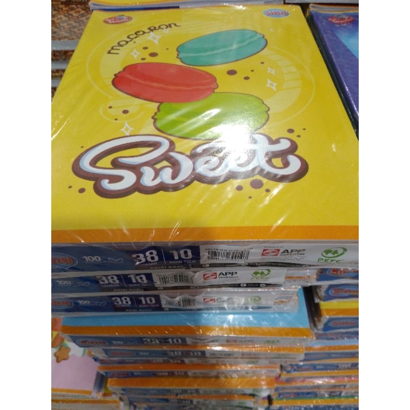 

1 PACK (10 PCS) Buku Tulis Merk SIDU (Sinar Dunia) isi 38 lembar