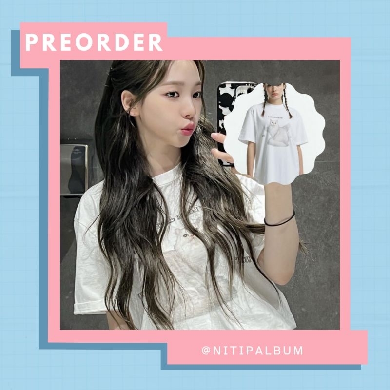 [PO] ITZAVIBE ANGEL CAT T SHIRT WORN BY AESPA KARINA & NCT JISUNG JAEMIN