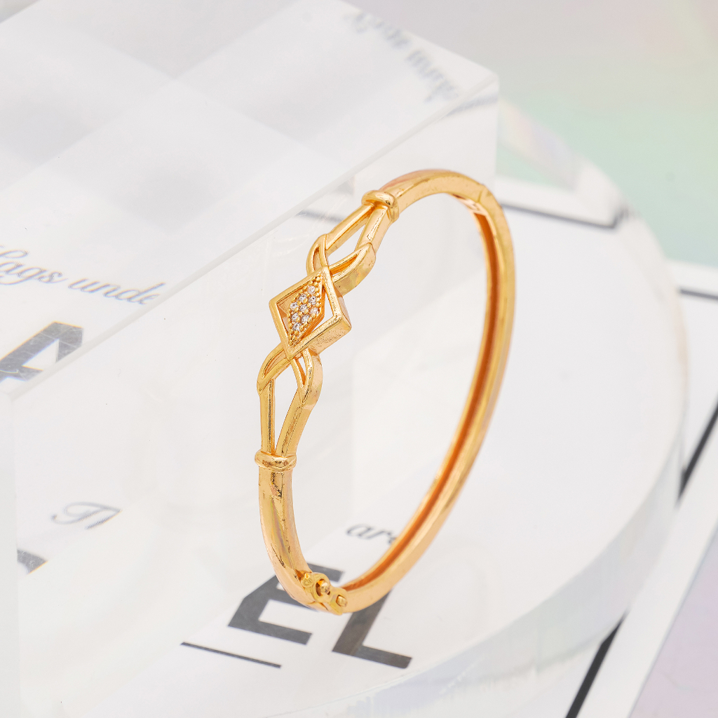 Hyl Jewelry 359B Gelang Anak Titanium Bangle Segar Bracelet Terbaru Perempuan Emas Bayi Muda Asli La