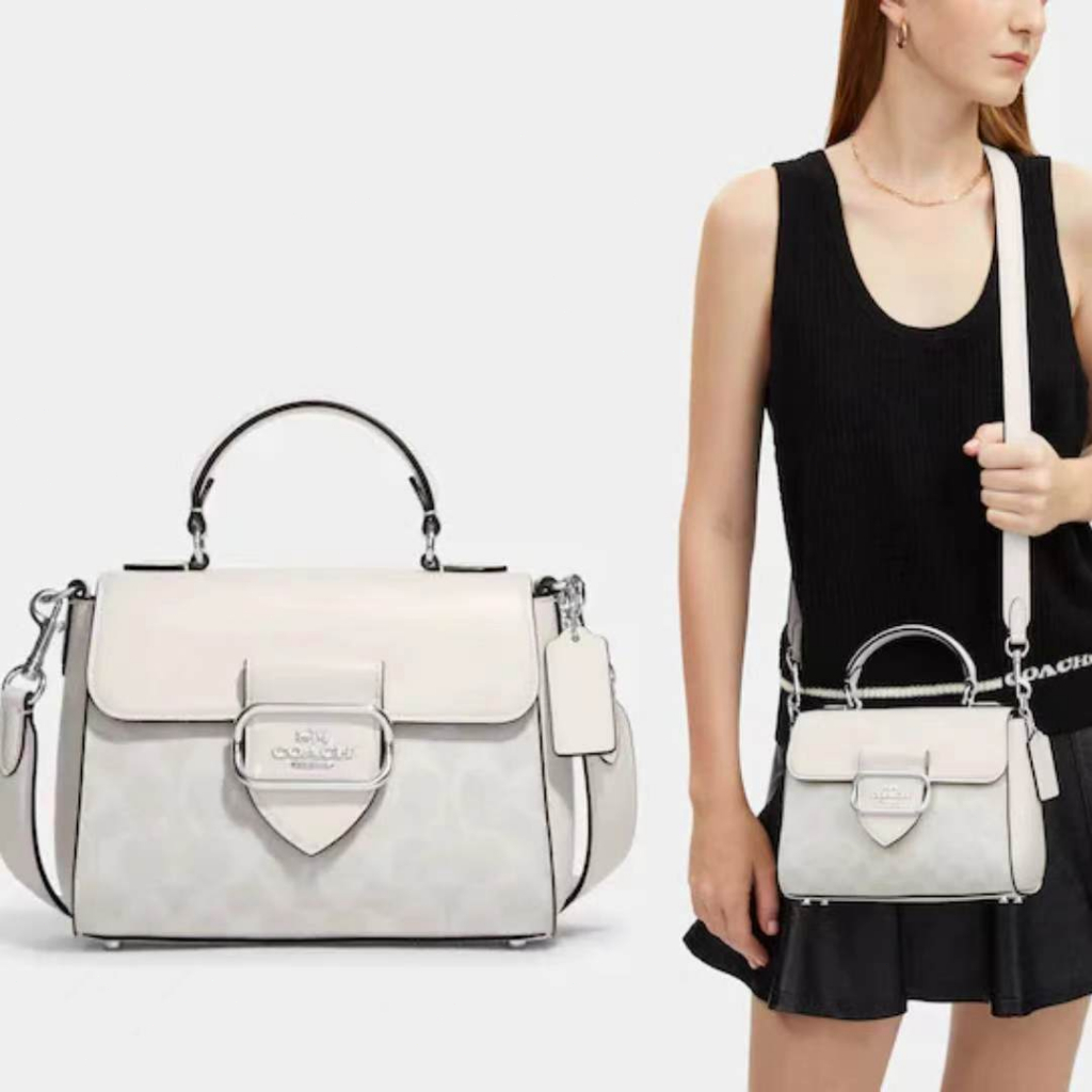 Coach original CJ614 Morgan Tophandle handbag shoulder bag messenger bag Messenger bag  614  ycb