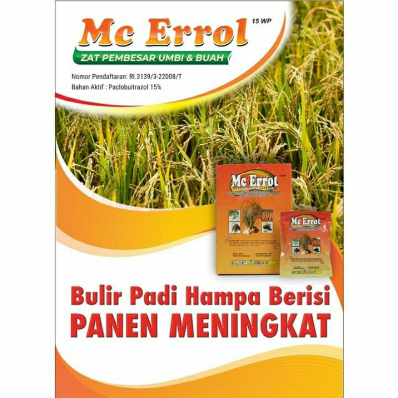 zat pembesar umbi dan buah mc errol 15wp isi 10 gram dari arena hormon indonesia