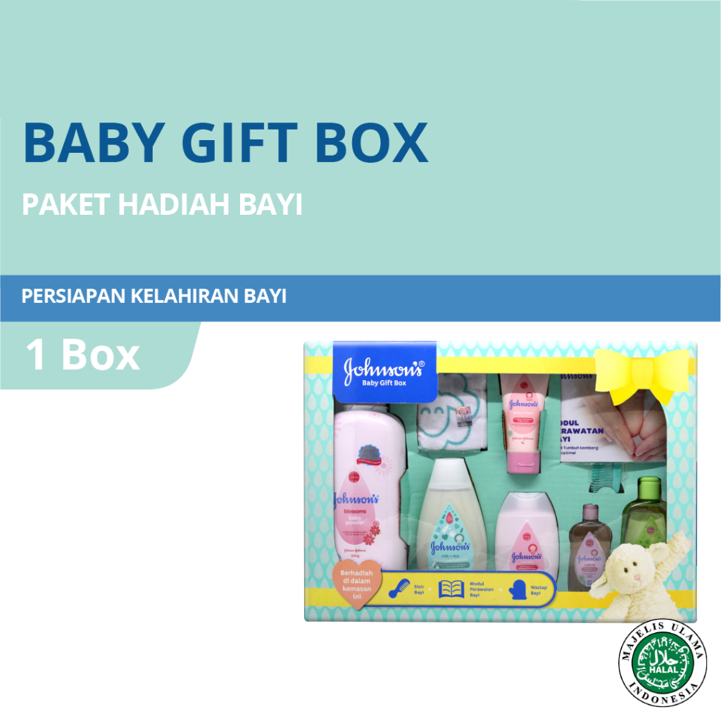 CUSSONS Baby Gift Box | ZWITSAL Natural Essential Baby Gift Set | JOHNSONS Baby Gift Box