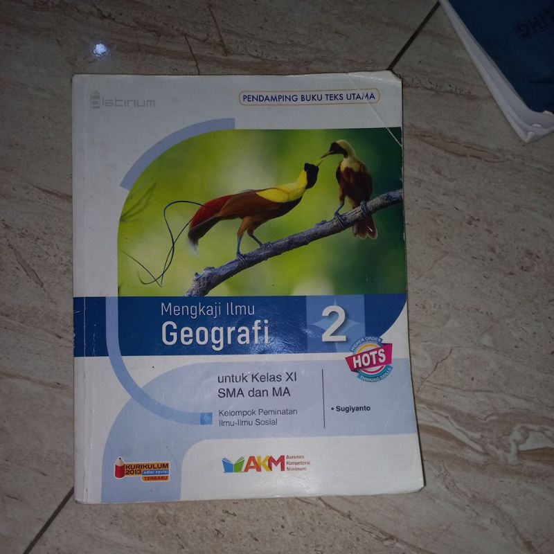 

GEOGRAFI Kelas 11 Platinum, Sugiyanto